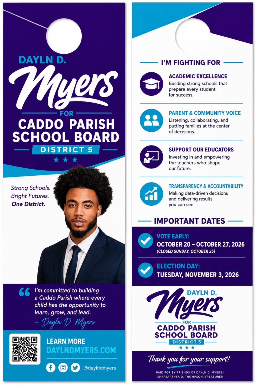 Campaign flyer